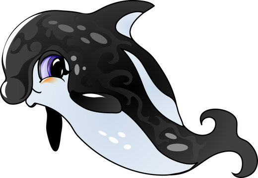 Cartoon Killer whale