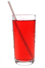 glass of red juice