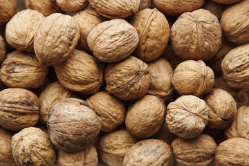 background from walnuts