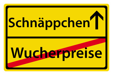 Schnäppchen anstatt Wucherpreise