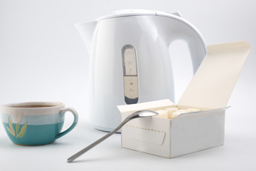 kettle with cup
