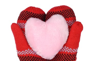 warm heart on my hand