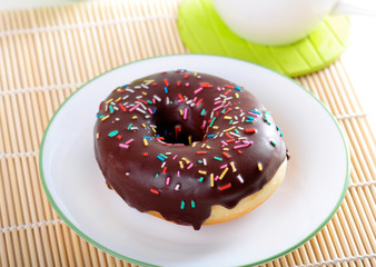 Chocolate chip donut