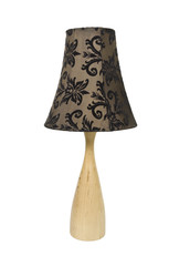 Leafy patterned lamp
