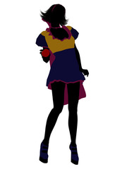 Snow White Silhouette Illustration