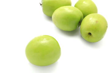 green plum.