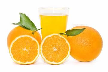 composición con naranjas de zumo