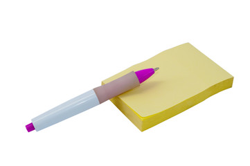 The handle with  a notebook