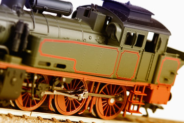 Fototapeta na wymiar Locomotive Closeup