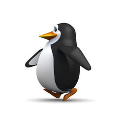 The running penguin