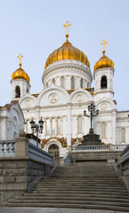 Fototapeta na wymiar Christ the Savior Cathedral Moscow Russia