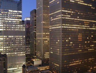 New York City near times square at night © Achim Baqué