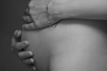 Belly of a Pregnant Woman