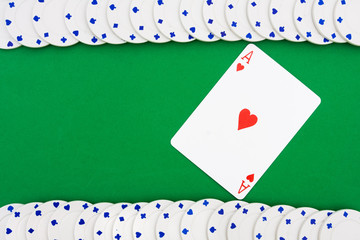 Poker Chip Border