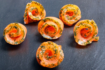 Saumon frais à l'aneth