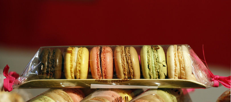 &eacute;chantillon de macarons
