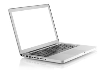 Fototapeta premium Laptop with blank screen