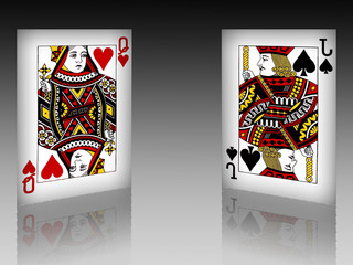 Queen of Hearts & Jack of Spades