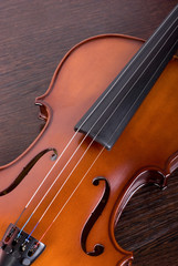 Obraz premium classic violin closeup