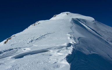 winter in alps