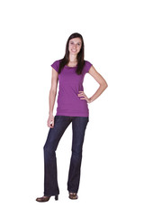 Beautiful Girl Standing Up