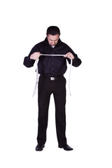 Businessman Dressing Up