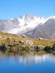 Les Cheserys et massif du Mont Blanc