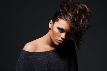 Fototapeta premium attractive fashion model