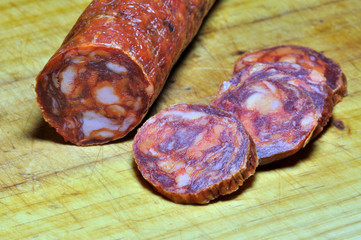 chorizo ibérico.