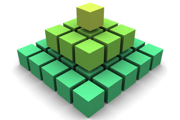3d box piramid