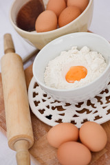 Eggs, flour, rolling pins & more...