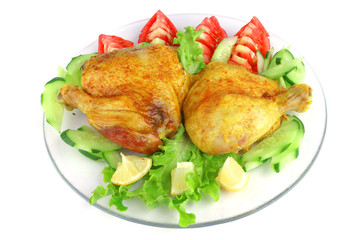 roasted chicken drumstick