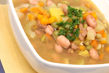 beef and vegetables soup