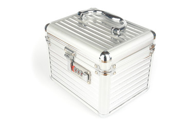 metall case isolated on a white