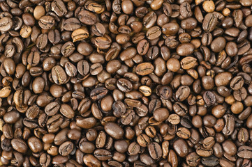 Background from coffee grains
