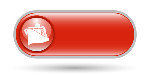 Cruise Sign Icon with Copy Space