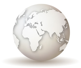 3D Vector Earth Globe