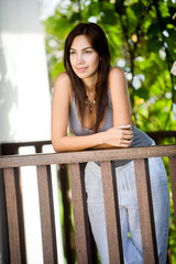 Woman Relaxing Outdoors