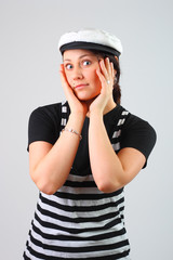 Portrait of a young woman