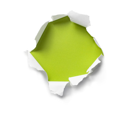 Breakthrough Paper Hole