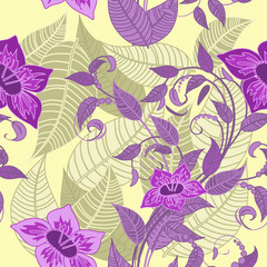 floral seamless background