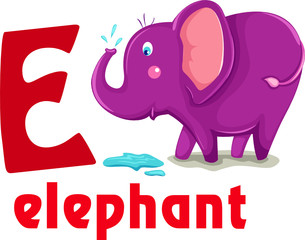 animal alphabet E