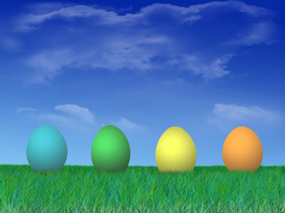 Colorful Easter Egg Hunt