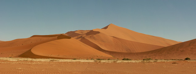Plakat wydmy morze pustyni Namib