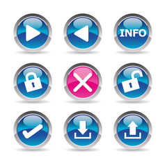 Icones boutons internet - Pictos web