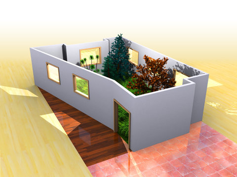 Invert house