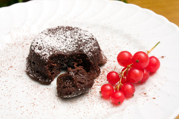 Molten lava cake
