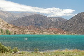 Lac de Potrerillos, Argentine