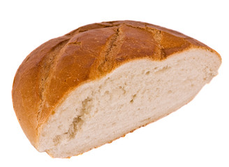 isolated loaf of bread
