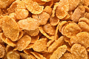 background of corn flakes